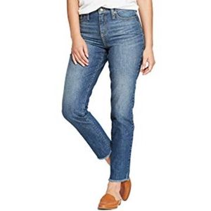 Universal Thread High Rise Straight Raw Hem Jeans